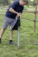 AKO grondanker voor 8 25watt zonnepaneel - thumbnail