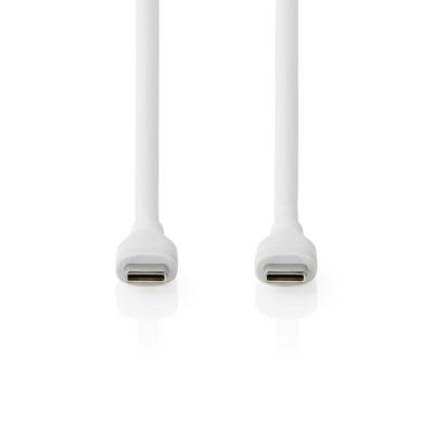 Nedis CCGB60820WT15 Usb-kabel Usb 2.0 Usb-c™ Male Usb-c™ Male 60 W 480 Mbps Vernikkeld 1.50 M Rond Silicone Wit Doos Nedis CCGB60820WT15 Usb-kabel Usb 2.0 Usb-c™ Male Usb-c™ Male 60 W 480 Mbps Vernikkeld 1.50 M Rond Silicone Wit Doos