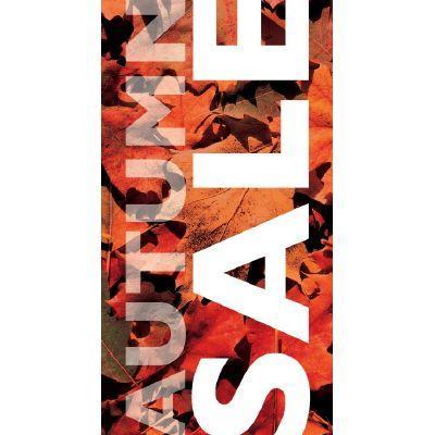 Raambiljet thema AUTUMN SALE afm 50x94cm