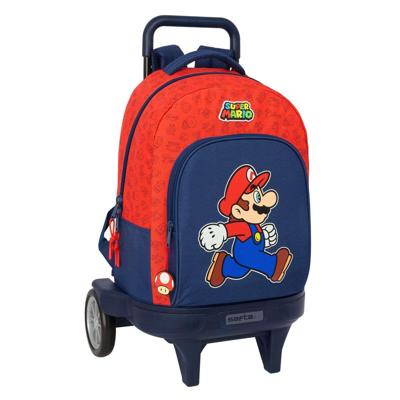 Schoolrugzak Super Mario Trick Rood Donkerblauw 33 x 45 x 22 cm