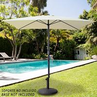 Parasol Aktive 270 x 261 x 270 cm Staal Aluminium Crème - thumbnail