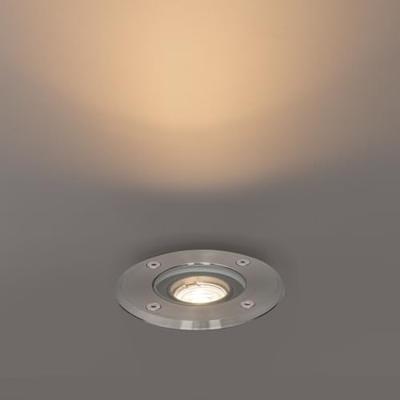 QAZQA Moderne buiten grondspot staal 35 mm verstelbaar IP65 - Delux