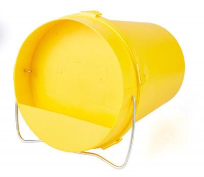 Ligemmer kunststof geel 55 liter