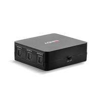 LINDY 70480 3 poorten Toslink-splitter Zwart - thumbnail