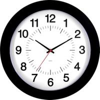 EUROTIME 80514-05 Wandklok Kwarts 30.5 cm Zwart - thumbnail