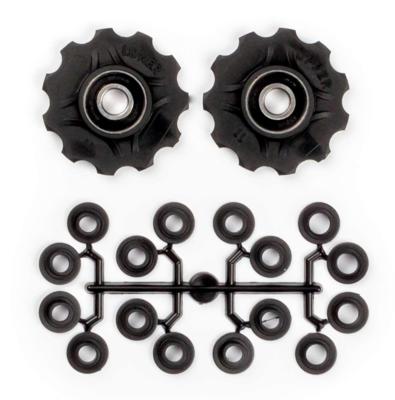 Elvedes Derailleurwieltjes 11 tanden 7-11v zwart 2 stuks
