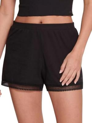 Dames GO Ribbed Short - Katoenen slaapshort