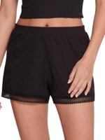 Dames GO Ribbed Short - Katoenen slaapshort - thumbnail
