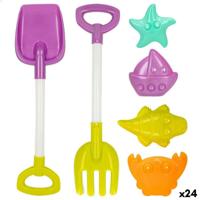Strandspeelgoedset Colorbaby 39 cm (24 Stuks) - thumbnail
