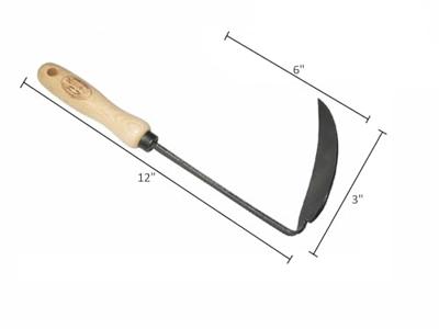 De Wit Koreaanse handhak rechts essen handvat 140mm dewit