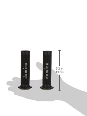 Domino rubber handvat "a010 rubber grip a010 sw/gr 120mm open