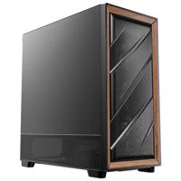 Antec FLUX SE Midi-tower PC-behuizing Zwart, Hout - thumbnail