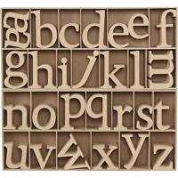 Creativ Company Letter, h: 8 cm, dikte 2 cm, 112 stuk/ 1 doos - thumbnail