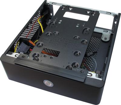 Inter-Tech itx-601 htpc behuizing (zwart)