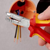 Knipex Striptang slanke kop VDE 165 mm - 13 46 165 - 1346165 - thumbnail