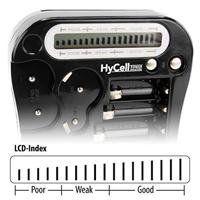HyCell Digitale batterijtester/capaciteit testapparaat voor batterijcontrole/accucontrole/knoopcelcontrole/LCD-batterijtester met betrouwbare testresultaten - thumbnail