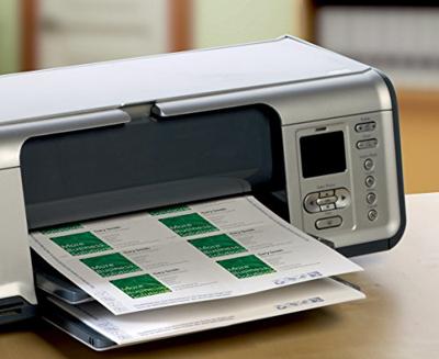 Avery-Zweckform C32011-25 Bedrukbare visitekaarten, gladde kant 85 x 54 mm Wit 250 stuk(s) Papierformaat: DIN A4