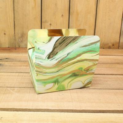 Bonbon doosjes - Chocolade doosje - Wave green LAAG - 24 stuks