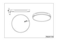 Trio PlafonnièreTacoma 40cm wit - R62241131 - thumbnail