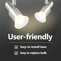 VidaXL Plafondspot met schijnwerpers nikkel 8 x 8 x 10,5 cm staal - thumbnail