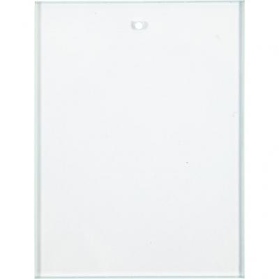 Creativ Company Glazen platen, afm 8x6 cm, dikte 3 mm, 10 stuk/ 1 doos
