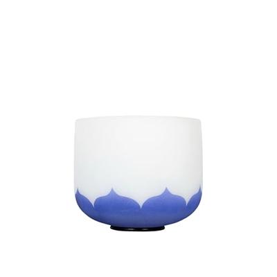 Sela SECLU9A Indigo Crystal Singing Bowl Set - Lotus (A: 432 Hz)