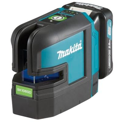 Makita SK106GDZ Kruislijn / punt laser groen 12V Max Basic Body in Tas