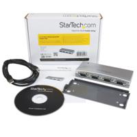 Exacompta Com Hub Adatattore USB op Seriële DB9 RS232 met 4 poorten met Bus. - thumbnail