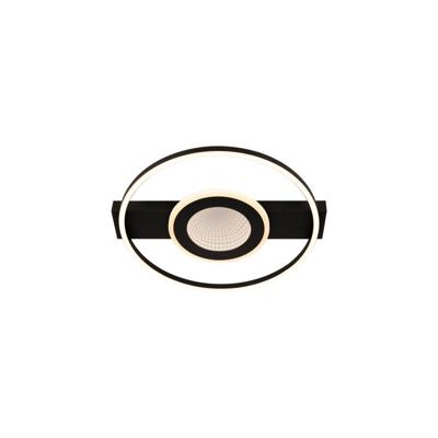 Lucide MARCIA - Plafonnière - LED 3 StepDim - 1x32W 2700K - Zwart | Essential Lucide MARCIA - Plafonnière - LED 3 StepDim - 1x32W 2700K - Zwart | Essential