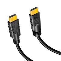 LogiLink CHA0030 HDMI-kabel HDMI Aansluitkabel HDMI-A-stekker, HDMI-A-stekker 30.00 m Zwart 4K UHD, Vergulde steekcontacten - thumbnail