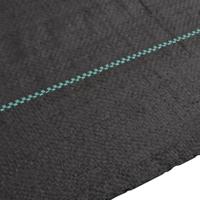 VidaXL Worteldoek 4x25 m polypropeen zwart - thumbnail