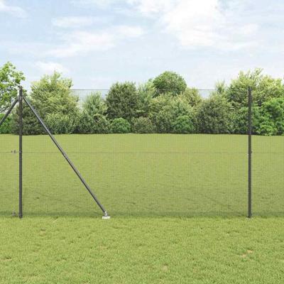VidaXL Afrasteringspaal grijs 10 x 1,6 m (12 x 12 mm gaas) VidaXL Afrasteringspaal grijs 10 x 1,6 m (12 x 12 mm gaas)