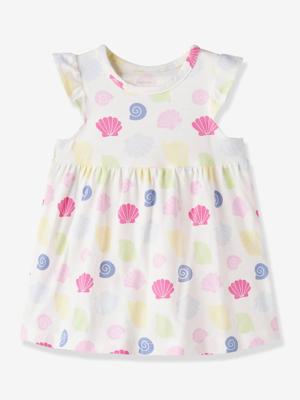 Jurk van jersey voor meisjes met print en mouwen met ruches NAME IT meerkleurig