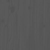 Hoofdbord 141x3x80,5 cm massief grenenhout grijs - thumbnail