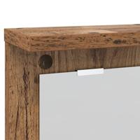 Wandgemonteerde kapstok Oud hout 85 x 10 x 45 cm Bewerkt hout - thumbnail
