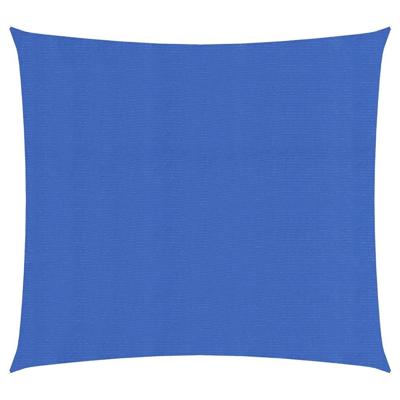 VidaXL Zonnezeil 160 g/m² 2x2 m hdpe blauw