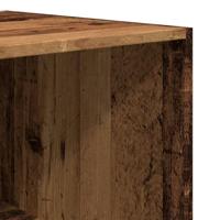 Kledingkast 80x50x200 cm bewerkt hout oud hout - thumbnail