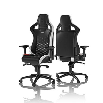 Noblechairs Epic Real Leather Black/White/Red