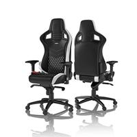 Noblechairs Epic Real Leather Black/White/Red - thumbnail