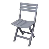 Komodo Opvouwbare Kunststof Stoel Blauw/Grijs - thumbnail