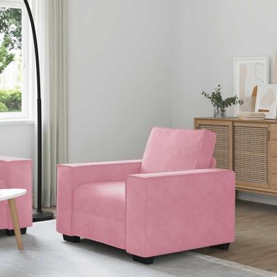 Sofastoel Roze 60 cm Fluweel