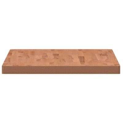 Tafelblad rechthoekig 100x60x4 cm massief beukenhout