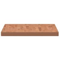 Tafelblad rechthoekig 100x60x4 cm massief beukenhout - thumbnail