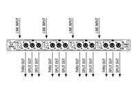 Palmer PRMLS 4-kanaals audiosplitter - thumbnail