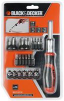 Bit set with screwdriver Black & Decker BDHT0-62130 29 Onderdelen - thumbnail