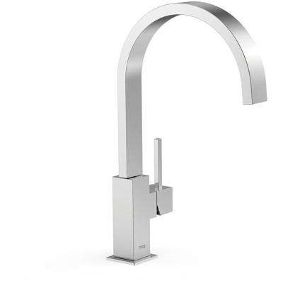 Keukenkraan Tres Top | Opbouw | 360° Draaibaar | Mengkraan | 1-hendel | Vierkant | Chroom