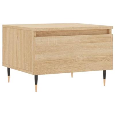 Salontafels 2 st 50x46x35 cm bewerkt hout sonoma eikenkleurig Salontafels 2 st 50x46x35 cm bewerkt hout sonoma eikenkleurig