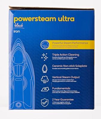 Russell Hobbs 20630-56 strijkijzer Droog- & stoomstrijkijzer Keramische zoolplaat 3100 W Zwart, Grijs