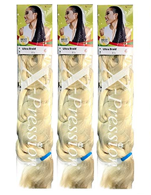 X-Pression Ultra Braid Vlechthaar #613A - Voordeelverpakking 3 Stuks X-Pression Ultra Braid Vlechthaar #613A - Voordeelverpakking 3 Stuks