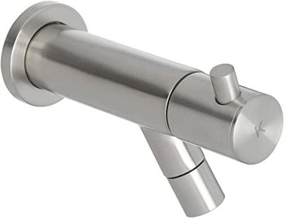 Saqu Small wand fonteinkraan geborsteld staal